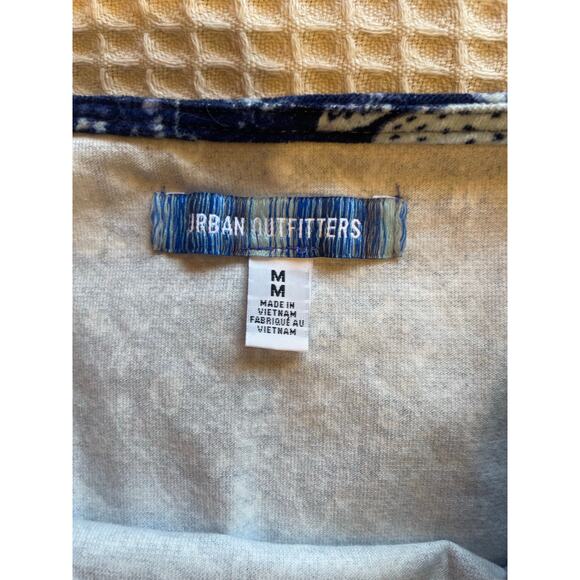 Urban Outfitters Navy Blue Bandana Strawberry Print Mini Skirt Med Cottagecore - Picture 11 of 13